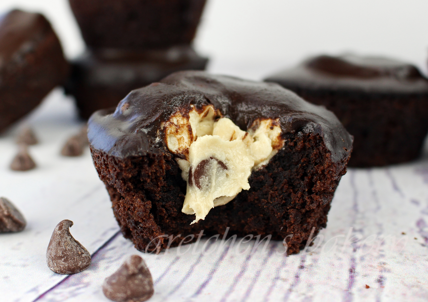 Vegan Chocolate Chip Cookie Dough Brownies