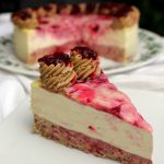 Vegan Cranberry Cheesecake