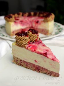 Vegan Cranberry Cheesecake