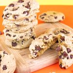 Chubby and Chewy Vegan Chocolate Chip Cookies