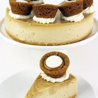 Vegan Biscoff Cookie Butter Cheesecake