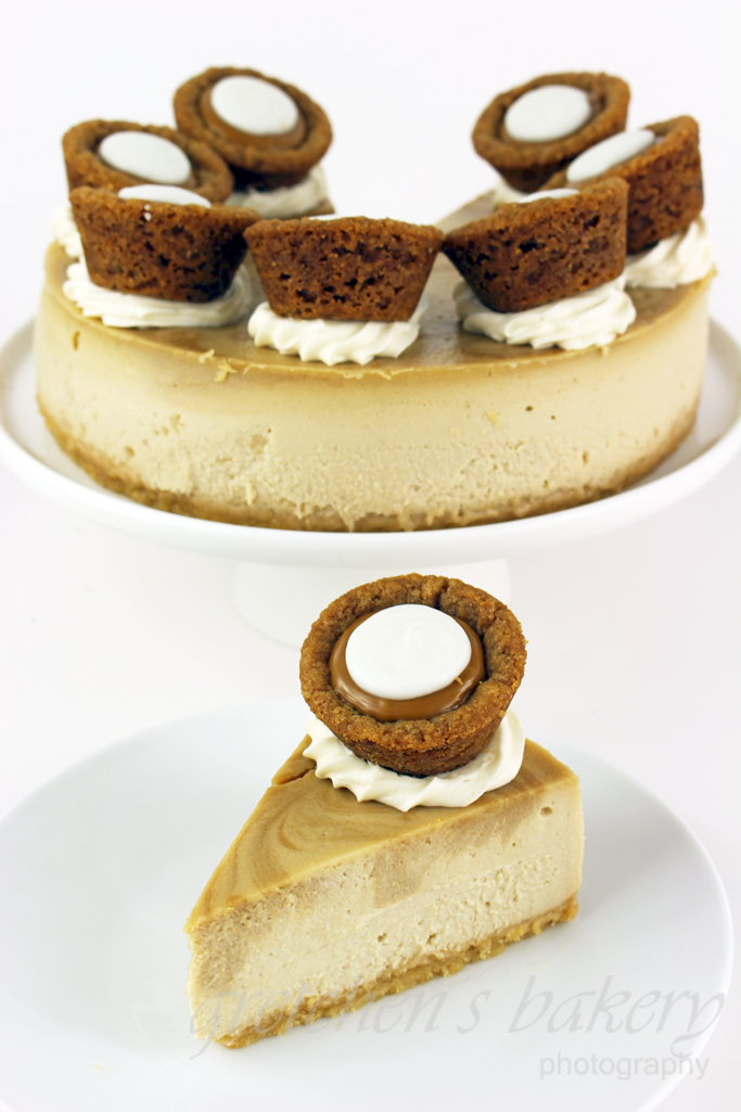 Vegan Biscoff Cookie Butter Cheesecake