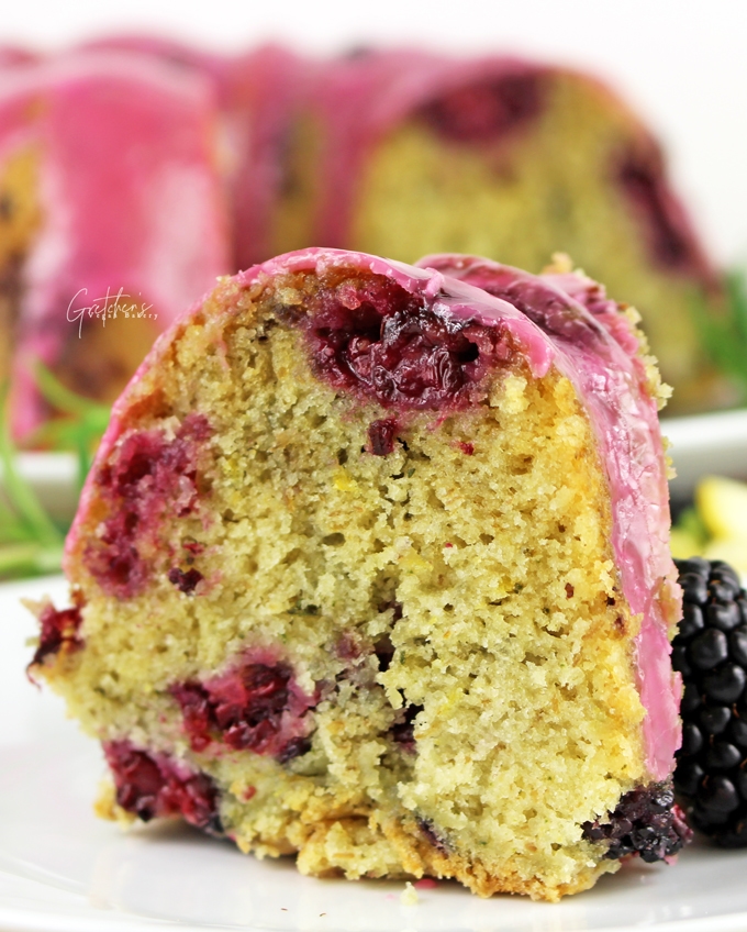 Blackberry Lemon Bundt Cake
