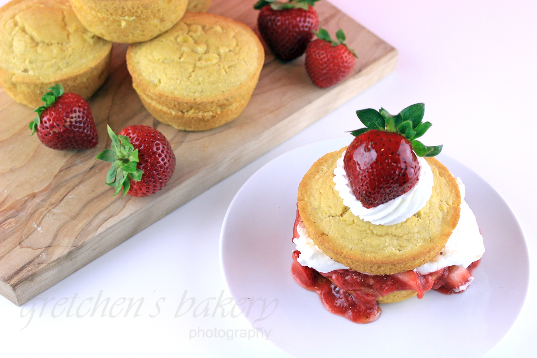 Strawberry Corn Cakes Gretchen's Vegan Bakery