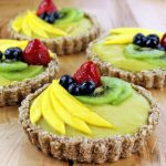 No Bake Vegan Fruit & Custard Tart