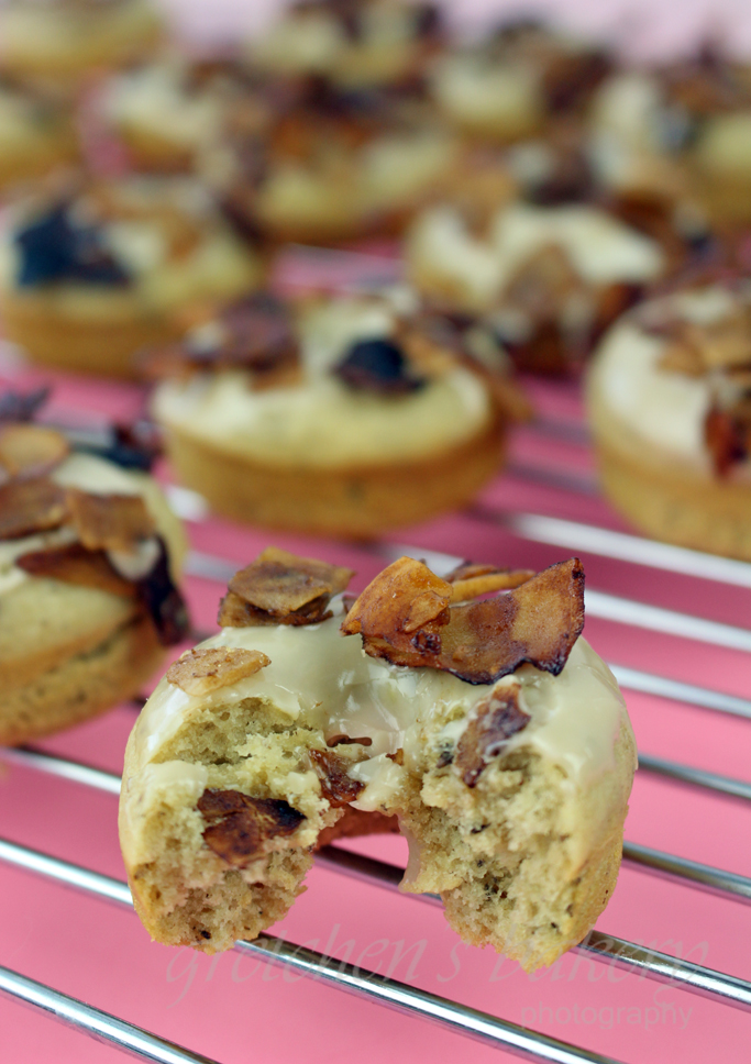 Vegan Bacon Maple Glazed Donuts