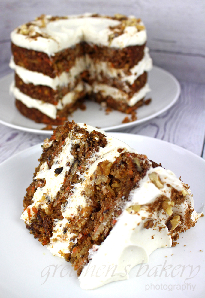 Vegan Carrot Cake with Cream Cheese Icing