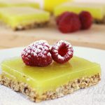 No Bake Vegan Lemon bars