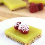 No Bake Vegan Lemon bars