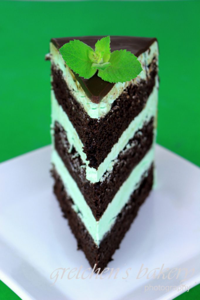 Mint Chocolate Chip Cake