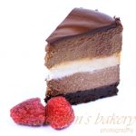 No Bake Vegan Tri Layer Cheesecake