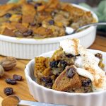 Pumpkin Bread Pudding~Vegan