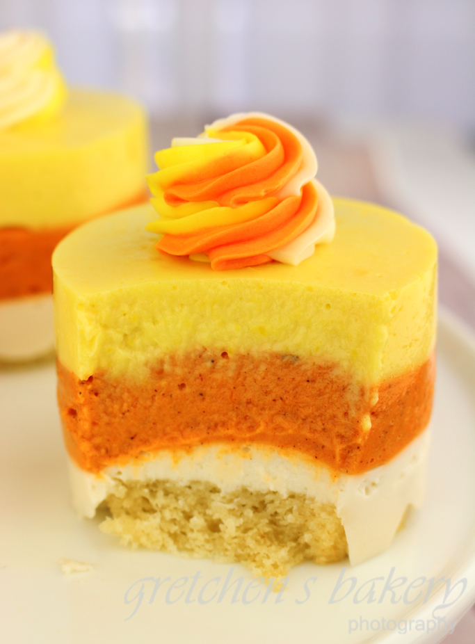 No Bake Candy Corn Cheesecake - Gretchen's Vegan Bakery