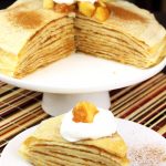 Vegan Apple Crepe Cake