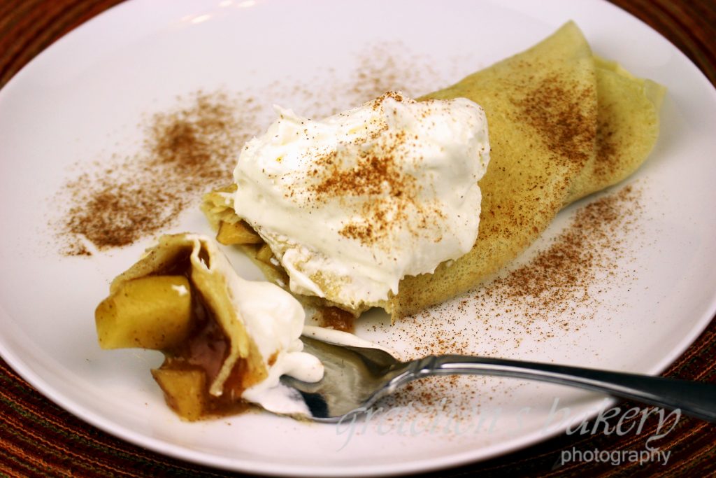 Vegan Apple Crepe Cake