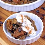 Pumpkin Bread Pudding~Vegan