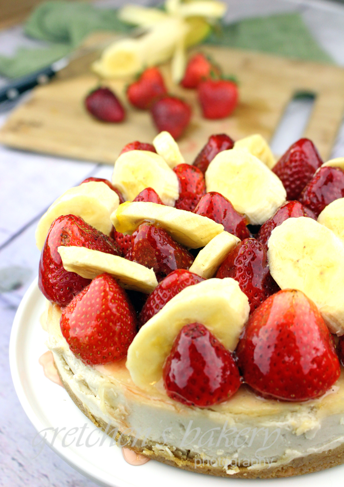 Strawberry Banana Cheesecake
