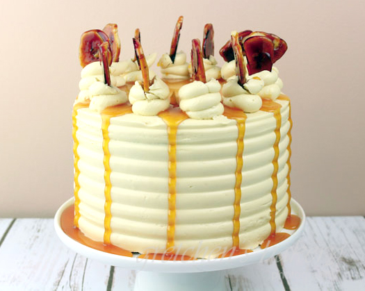 Bananas Foster Cake