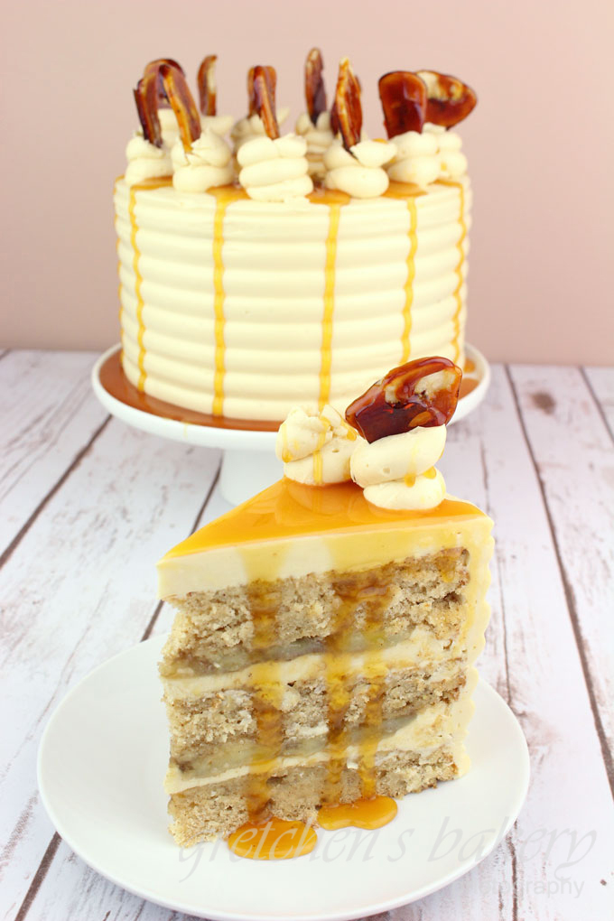 Bananas Foster Cake