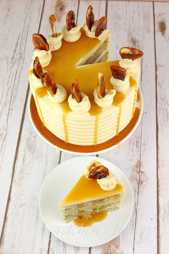 Bananas Foster Cake