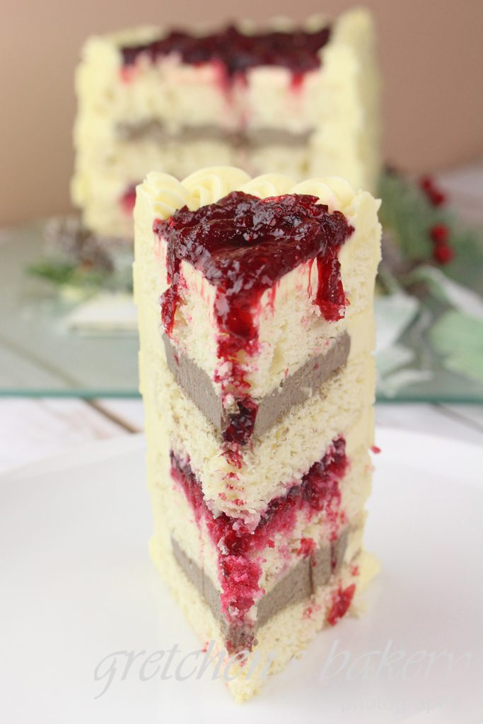 White Chocolate Cranberry Cake