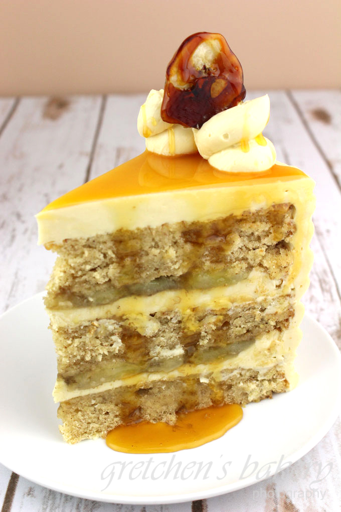 Bananas Foster Cake