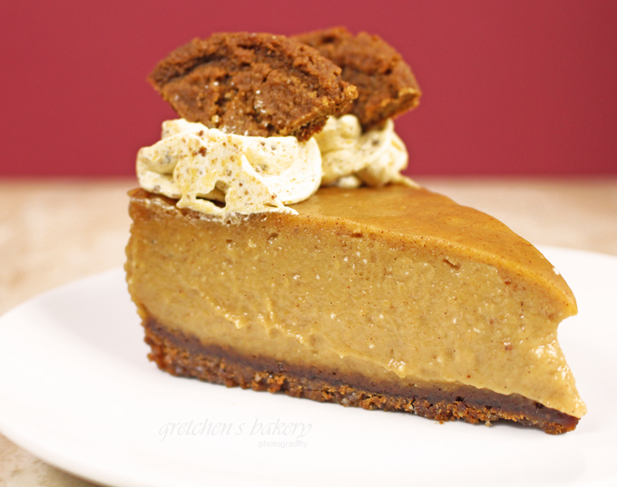 Vegan Pumpkin Pie Cheesecake