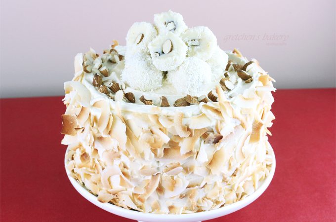 Vegan Raffaello Cake