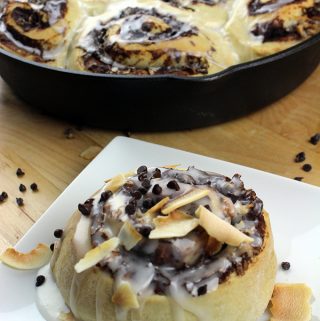 Chocolate Coconut Cinnamon Buns