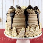 Rice Krispy Crunch Bar Cake