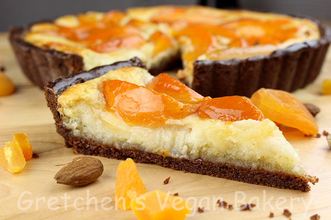 Vegan Apricot Frangipane Tart