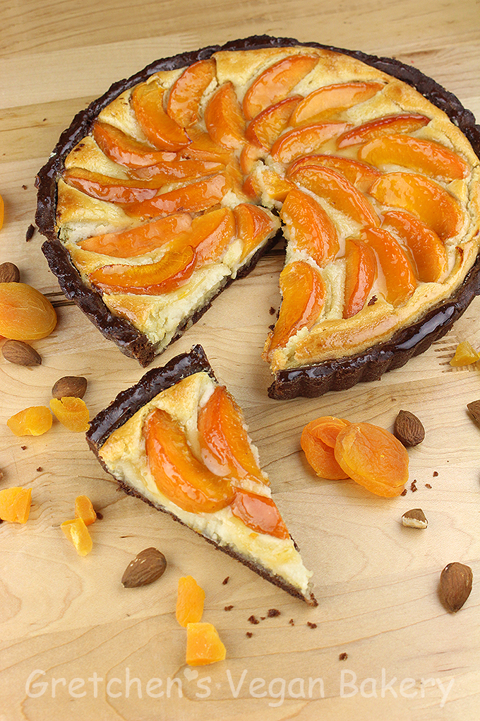 Vegan Apricot Frangipane Tart