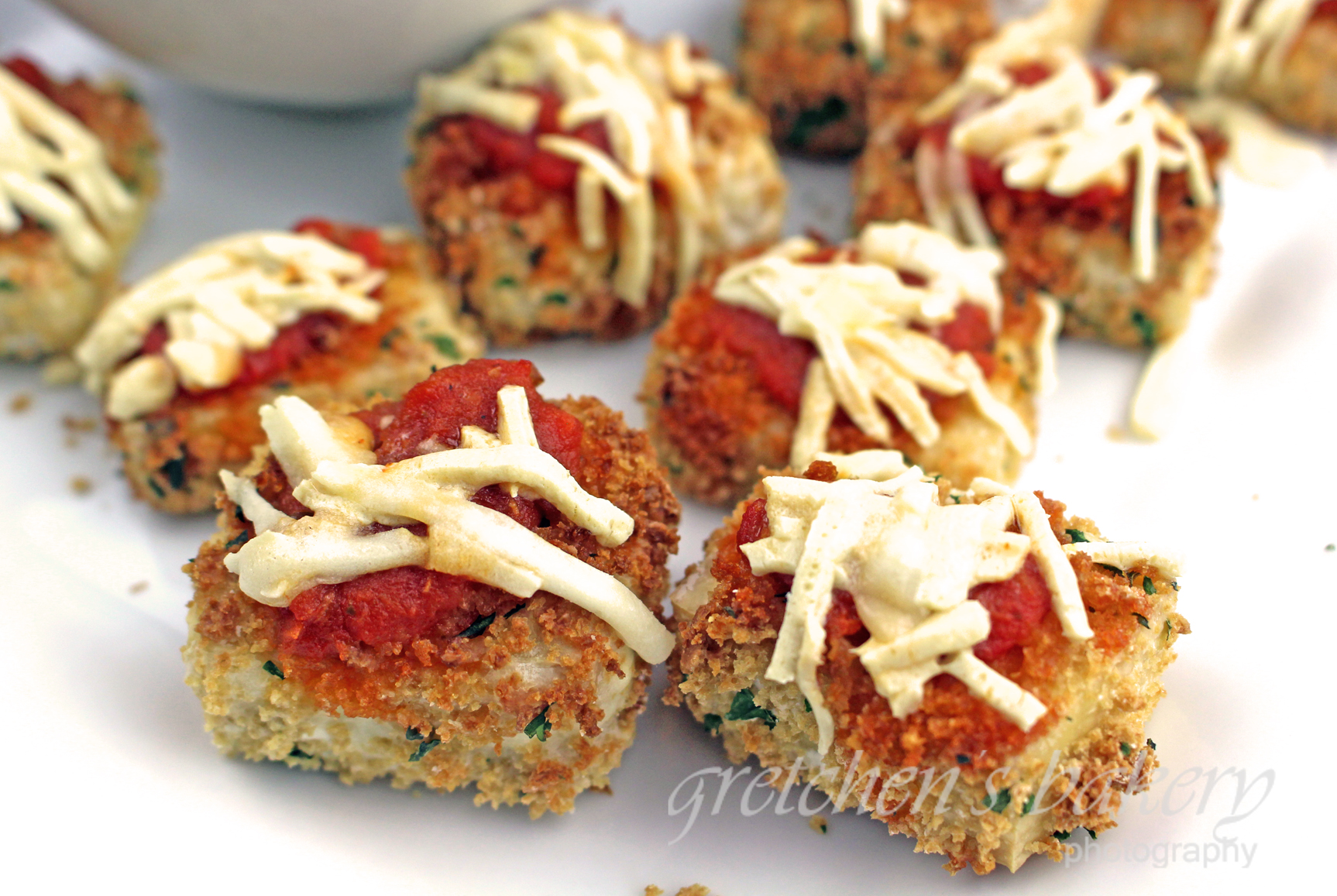 Parmesan Tofu Bites