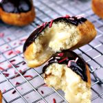 Vegan Boston Creme Donuts