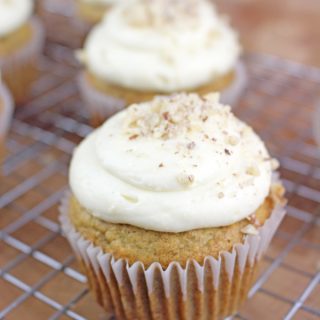 Banana Cupcakes with Cream Cheese Frosting