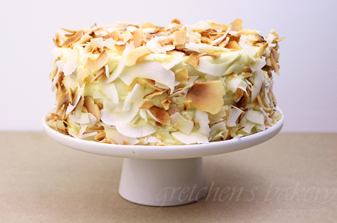 Coconut Orange Fudge Cake