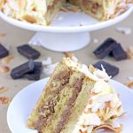 Coconut Orange Fudge Cake