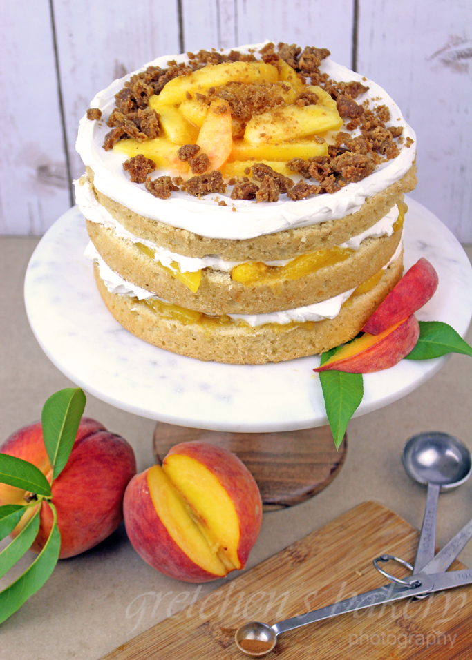 Peaches and Cream Cake