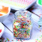 Homemade Sprinkles! vegan gluten free