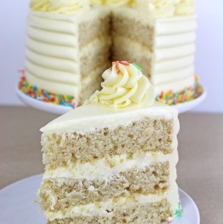The Best Vegan Vanilla Cake Recipe