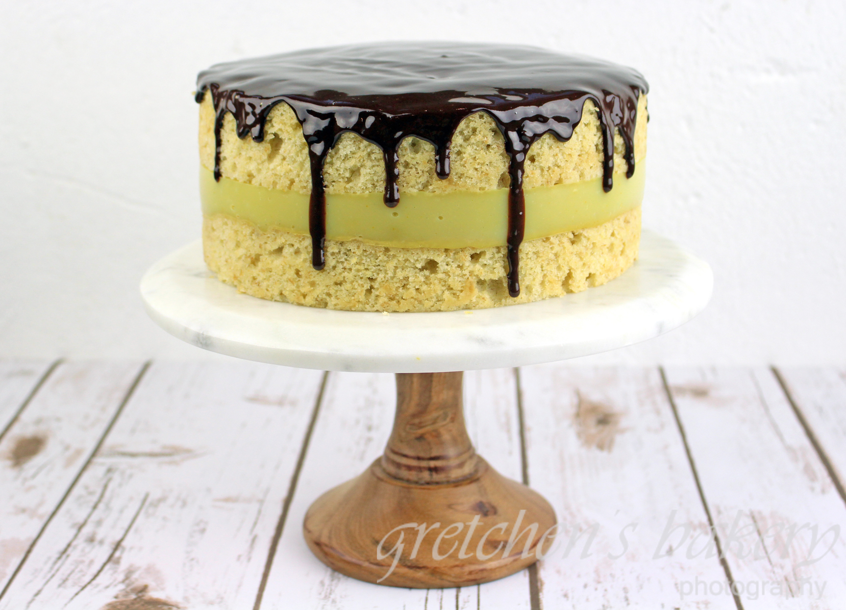 Vegan Boston Creme Pie