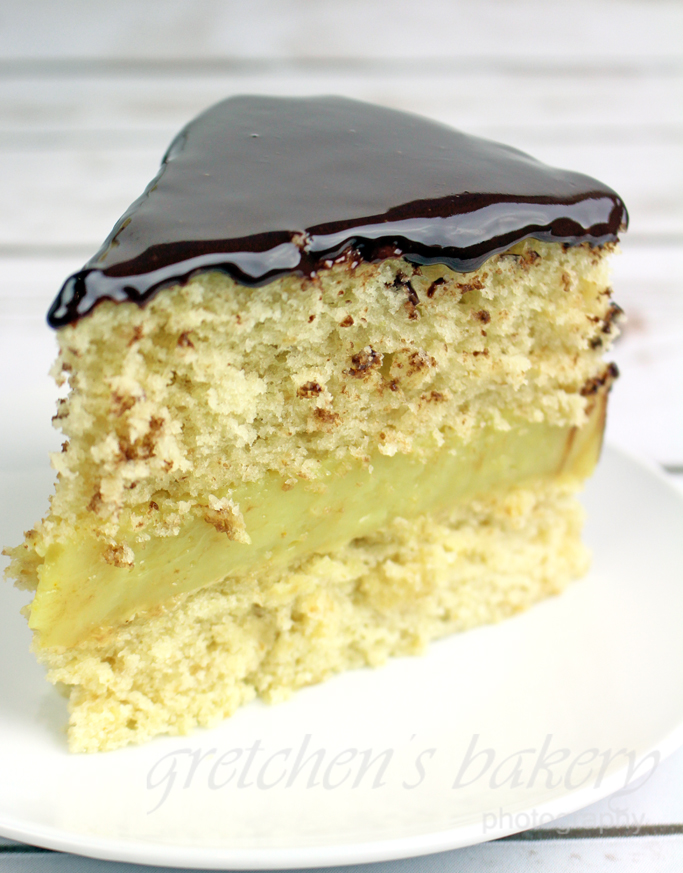 Vegan Boston Creme Pie