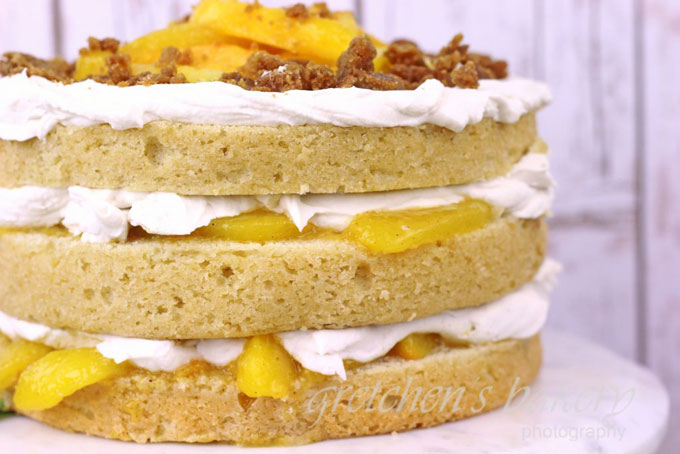 Peaches and Cream Cake