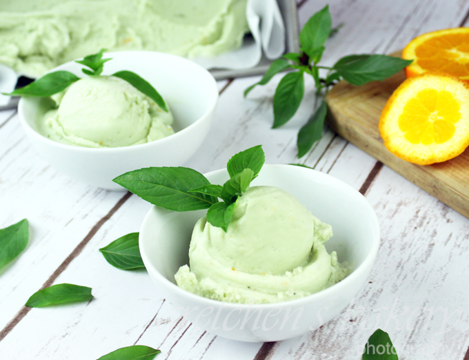 Basil Ice Cream~ Vegan