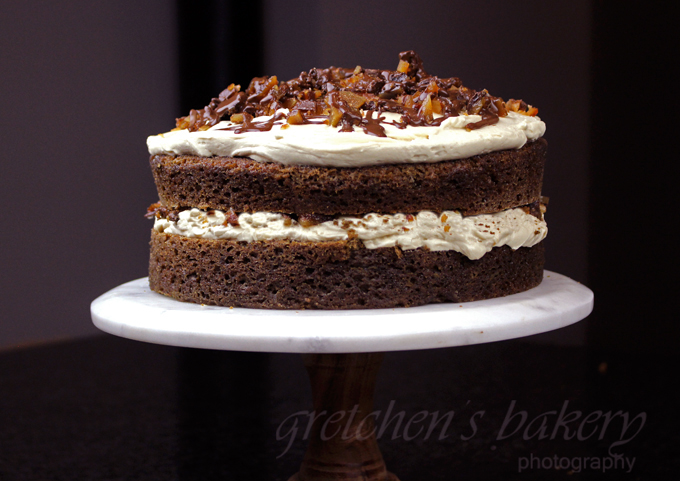 Coffee Toffee Cream Cake