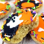 Halloween Black and White Cookies