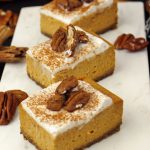 Vegan Pumpkin Pie Cheesecake Bars