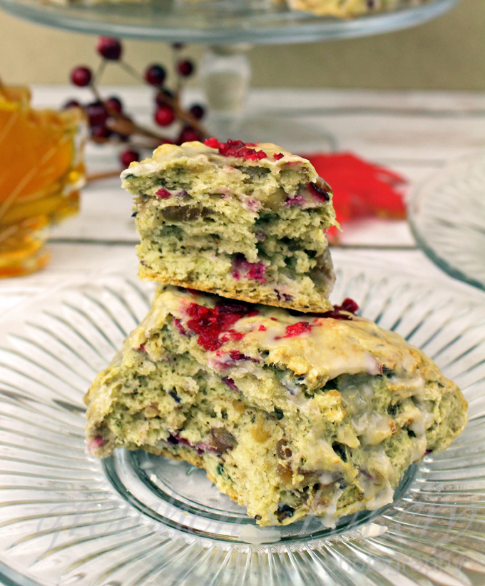 Cranberry Maple Walnut Scones