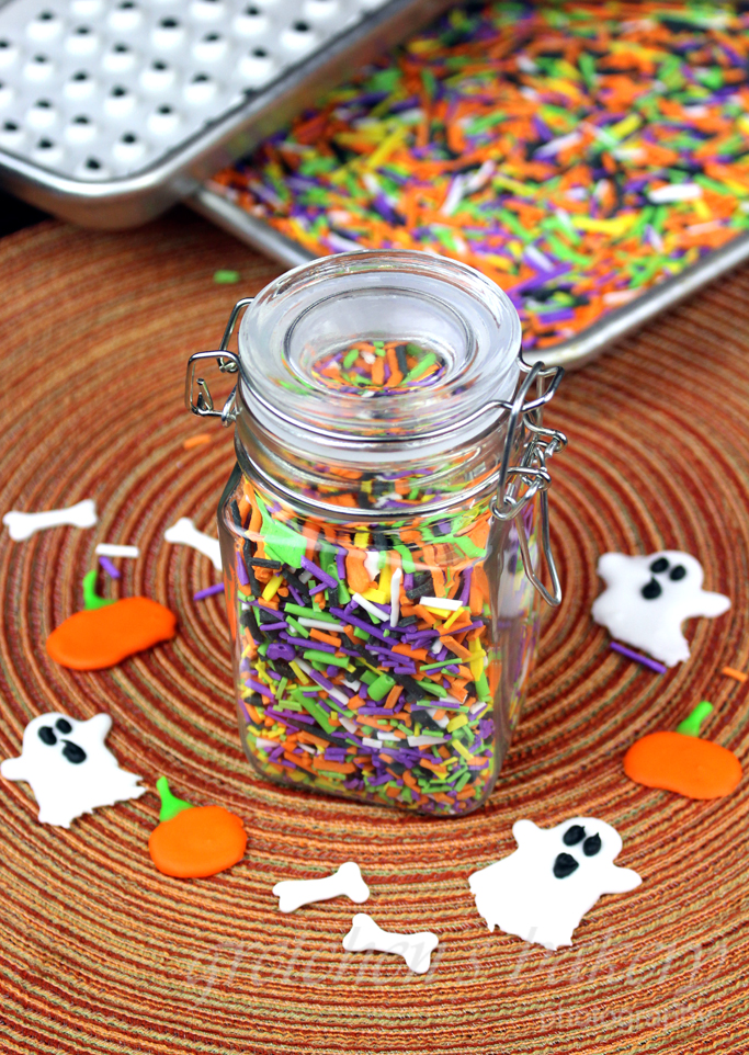 Homemade Halloween Sprinkles