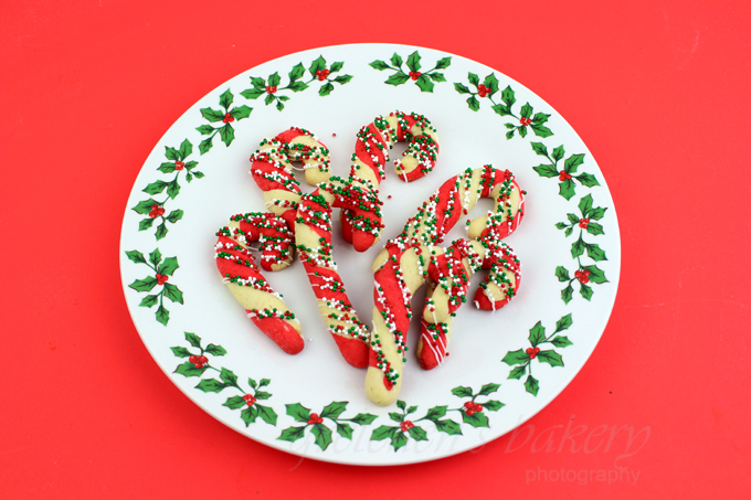 Vegan Candy Cane Cookies